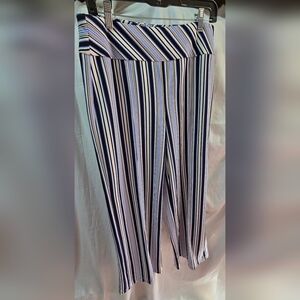 Cato Blue and White Striped Pants